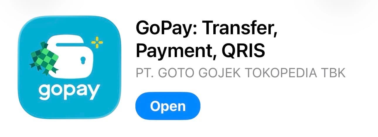 Карточка приложения GoPay в App Store